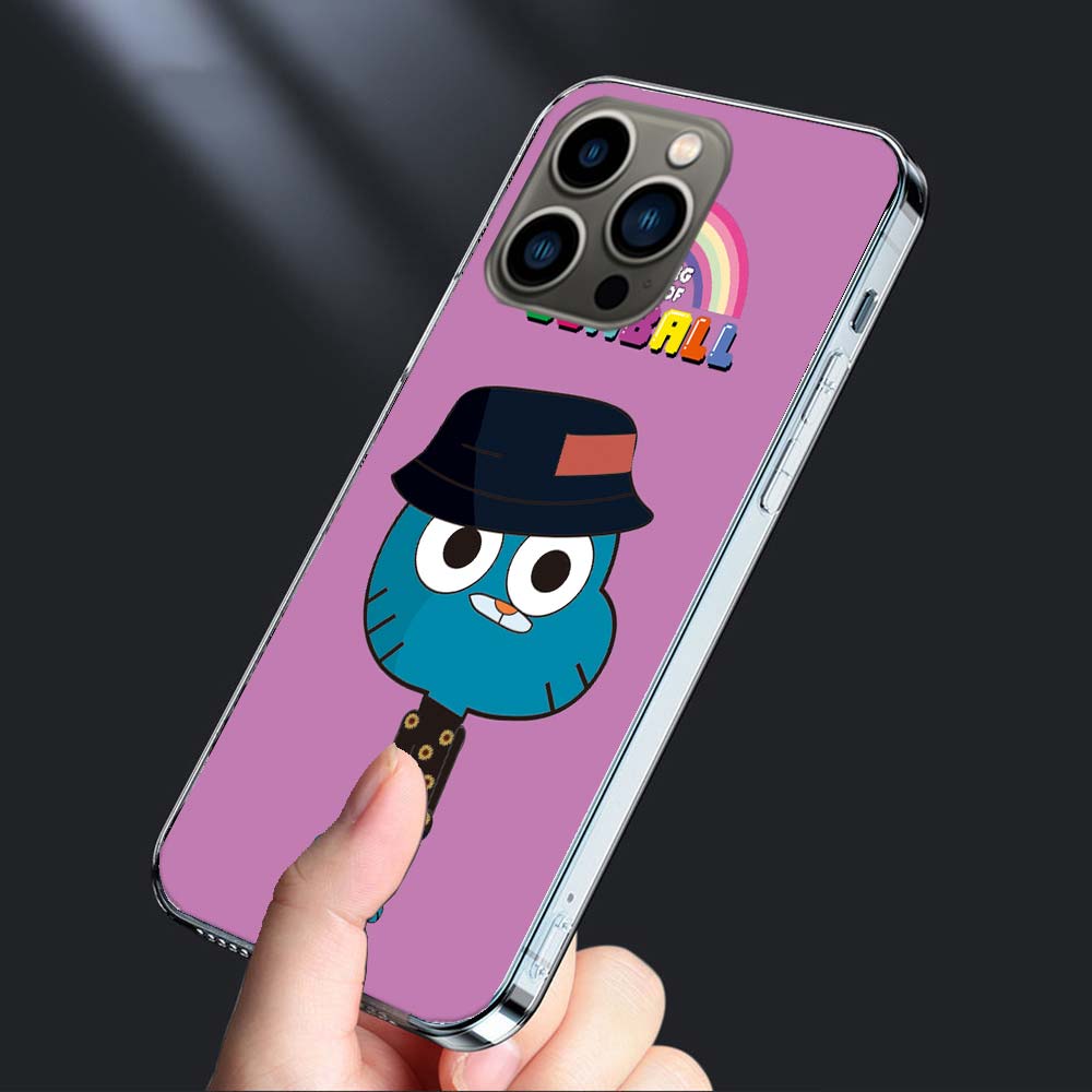 Cartoon The Amazing World of Gumball Phone Case For Iphone 16E 15 Pro 14 Plus 17E 16 17 Pro Max Air 11 12 13 Mini Shockproof
