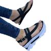 European-American Cross-Border Women's Sandals: Casual, Height-Increasing Toe Post with Thick Sole for Summer/Autumn Walking.