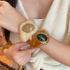 Stone Inlay Wide Bangle Oval Chunky Bracelet New Irregular Resin Bracelet  Gifts