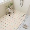 Hollow Bathroom Silk Ring Non-Slip And Wear-Resistant Bath Shower Room Anti-Drop And Dirt-Resistant Easy To Take Care Of Floor Mat Can Be Cut Carpet