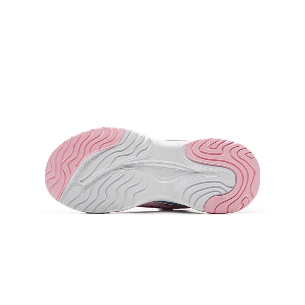 Li Ning Kids Comfortable Versatile Color Block Non-Slip Anti-Kick Shock Absorbing Wear-Resistant Breathable Support Low-Top Casual Shoes YKCU206-2