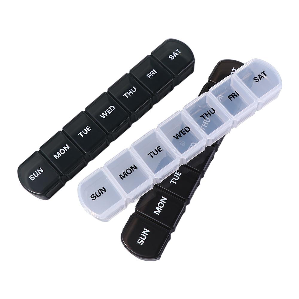 Capsules Organizer 7 Days Pill Storage Box Mini Dispensers Medicine Boxes Travel Pill Case