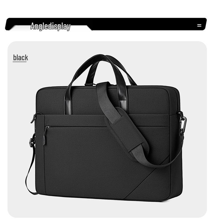 16-Inch Airbag Laptop Bag: Large Capacity, Thick Handheld Briefcase with Custom Logo