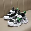 Children's Shoes 2025 New Boys Running Shoes Mesh Wear-resistant Dad Shoes Girls Non-slip Soft Sole Four-season Sports Shoes