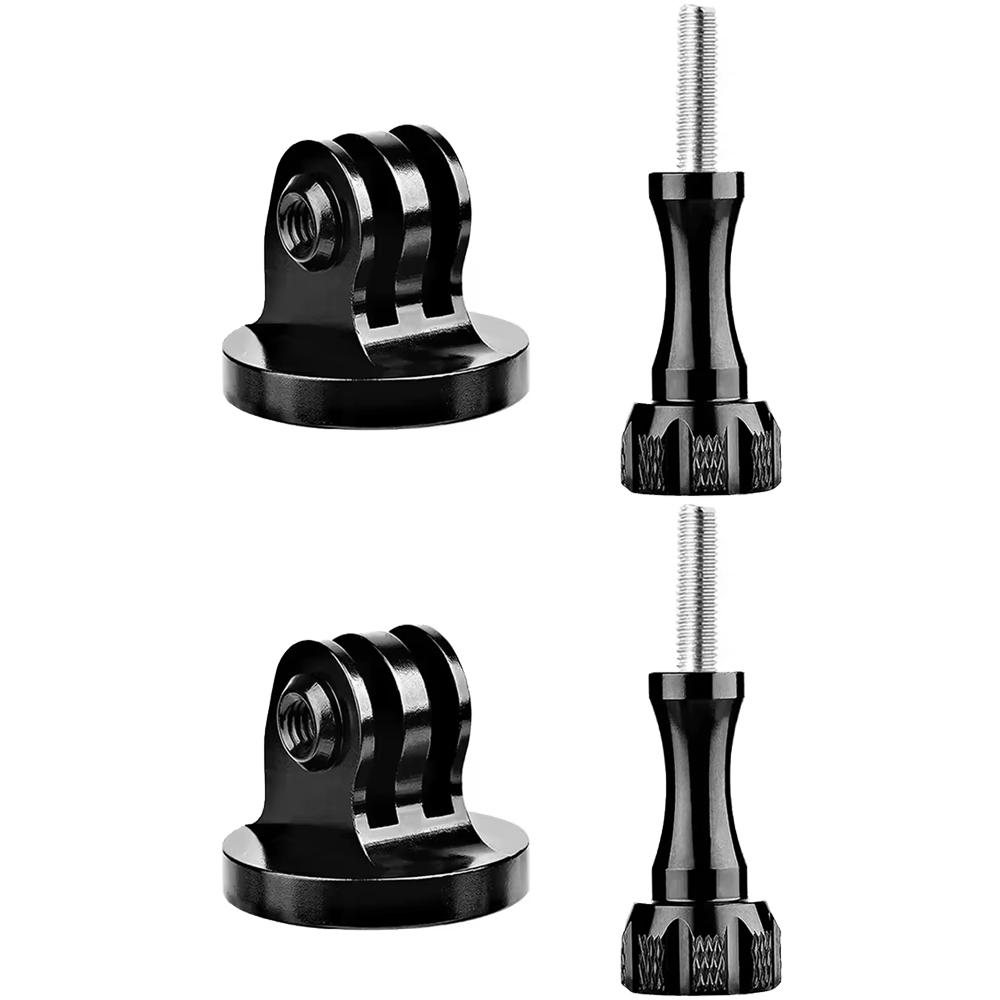 Aluminum Alloy GoPro Mount Adapter with Thumb Screw, 1/4" Female Thread Converter for GoPro Hero 13 12 11 9 Action Camera Tripod