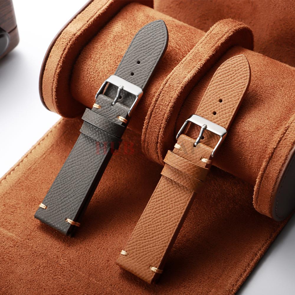 18mm 19mm 20mm 22mm Universal Genuine Cowhide Watch Band Metal Buckle Vintage Straps for Men Women Bracelet Belt Accessories
