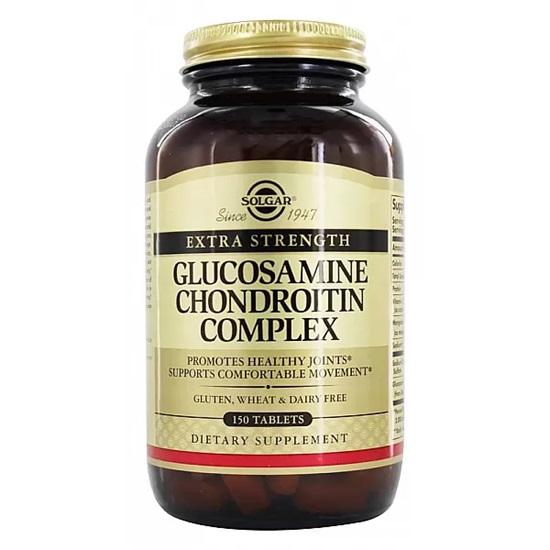 

Solgar - Extra Strength Glucosamine Chondroitin Complex 150 Tablets