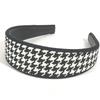 35HBP988X132 Houndstooth Logo Headbands Hair Accessories Hairbands