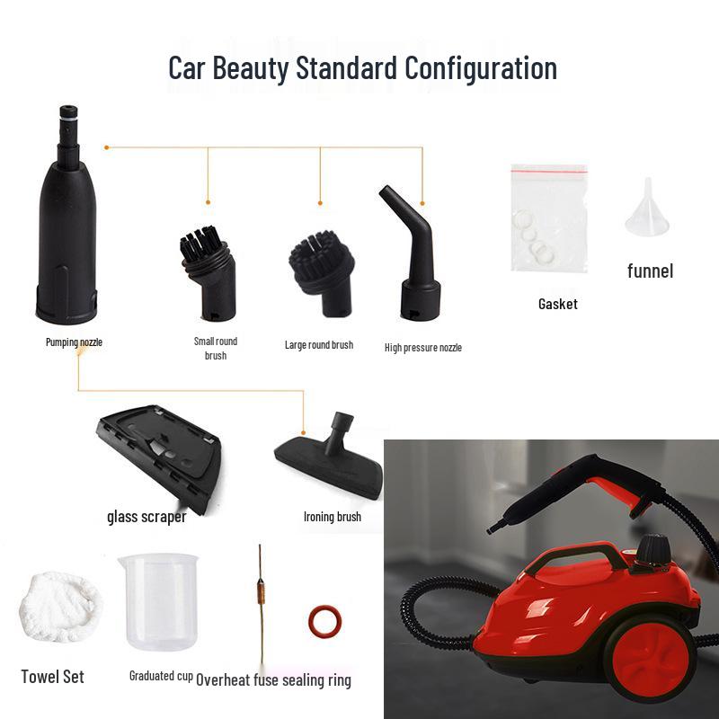 Cross-Border Multi-Functional High-Pressure Steam Cleaner for Kitchen, Sofa, Carpet, Car, and Film Wrapping.