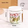 Oatmeal Portable Breakfast Blender Cup - Thickened Glass, Sealed for Milk or Salad