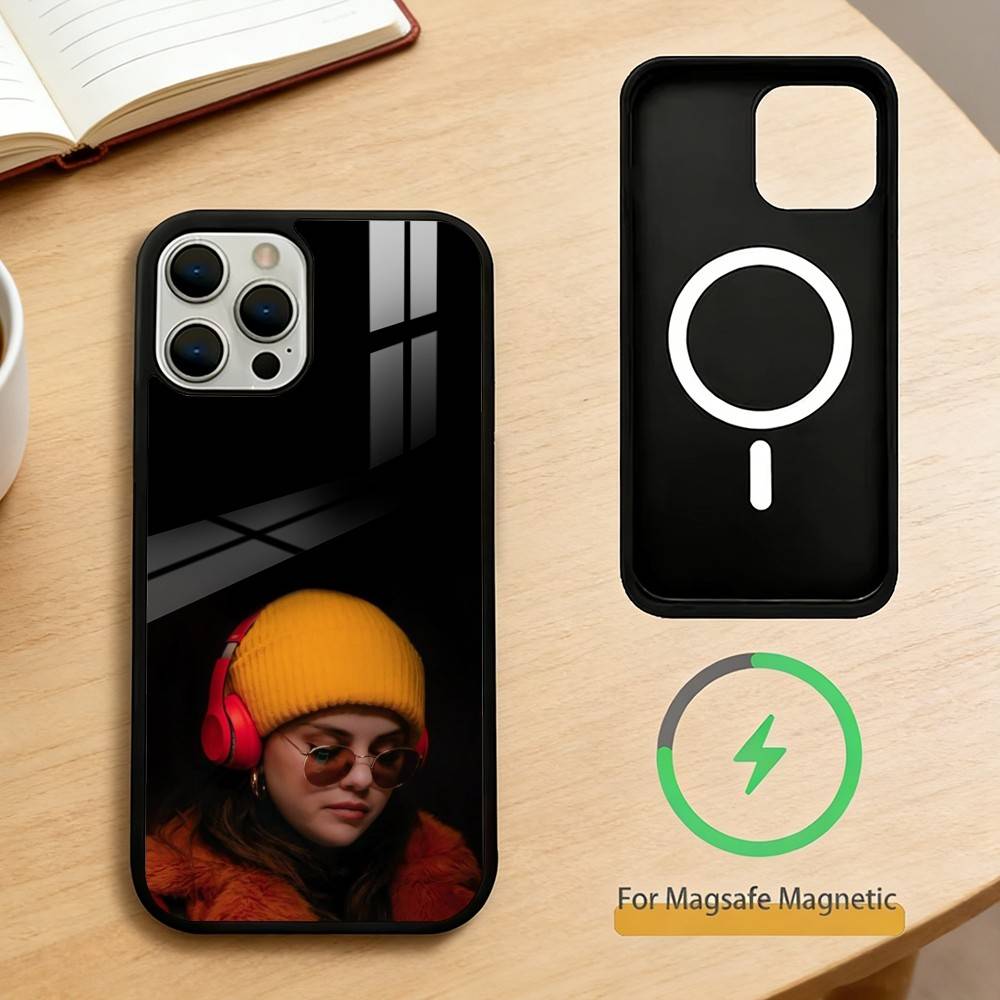 Singer S-Selena G-Gomez  Phone Case For iPhone 17,16,15,14,13,Pro,Max,Plus,Magnetic For Magsafe Wireless Charging