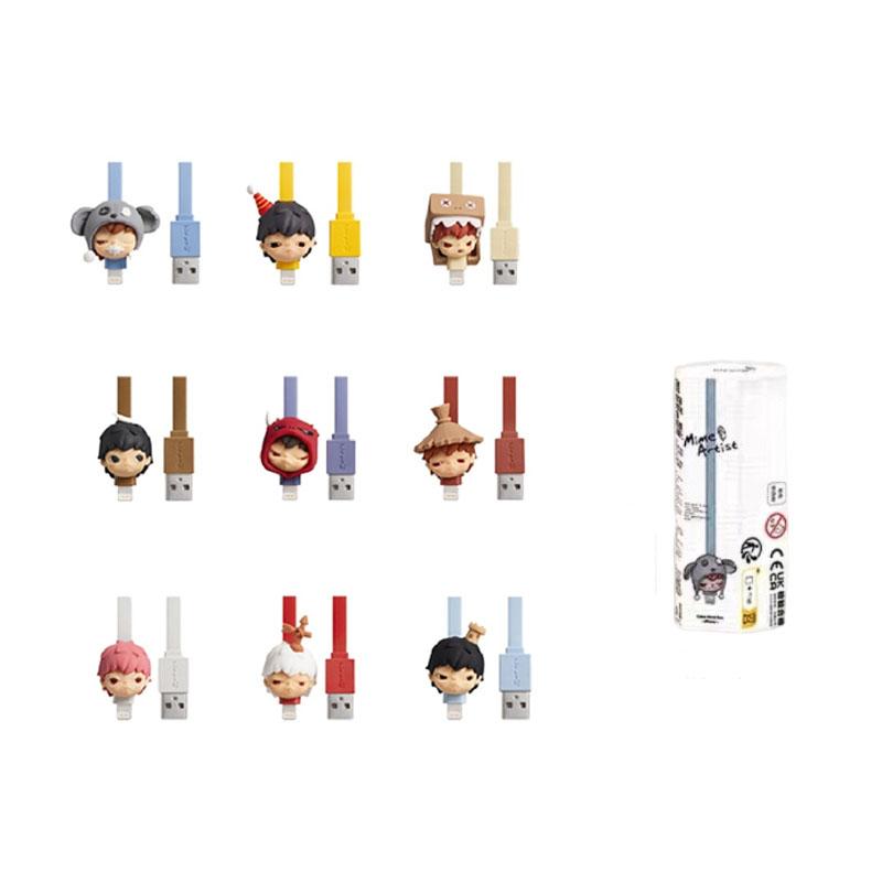 New POP MART HIRONO ONO Mute Drama Collection, Cable Type C Mystery Boxes Single Blind Box/whole Box 9 Pcs 1230605016