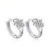 Korean Fashion Temperament Jewelry Small Snowflake Ear Buckle Earrings Women's Trendy Models