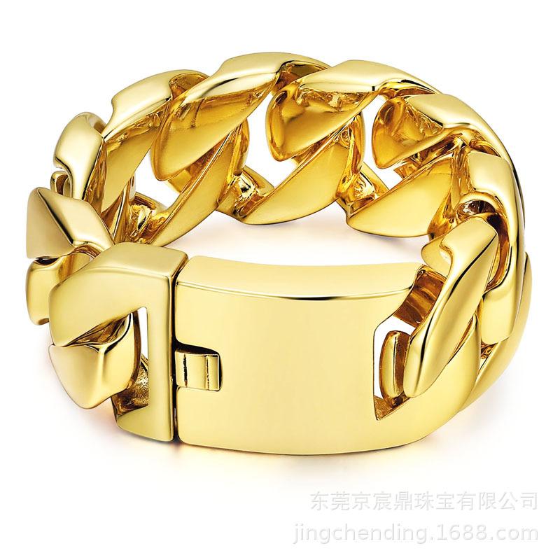 Spot bransoletka męska ze stali nierdzewnej odlew tytanowa stal 316L bransoletka ze stali nierdzewnej bransoletka Amazon eksplozja