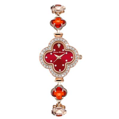 RORIOS Sparkling Women's Crystal Bracelet Watch, Analog Quartz Movement with Diamonds, Simple Design, Perfect for Commuting, Dates, Christmas,