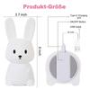 Nightlight Baby With 7 Light Changes Tap Control Usb Charging And Timing Function Bedside Lamp Nursery Decoration