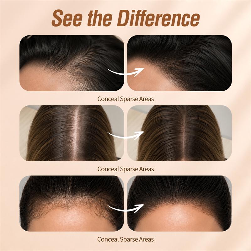 SEVICH 12g Magical Fluffy Hairline Powder Hair Line Shadow Hair Concealer Root Cover Up Gray Coverage Unisex Instantly Black/Dark Brown/Coffee