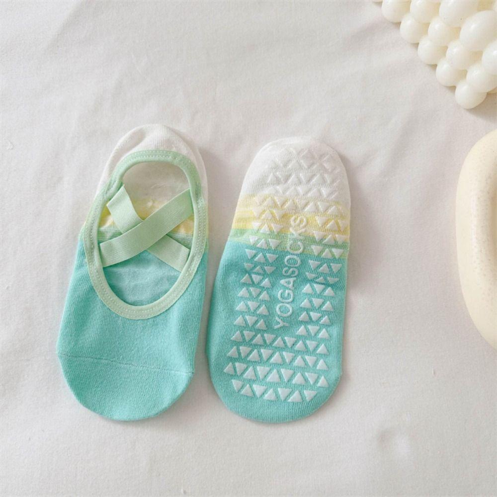 6pairs Breathable Towel Bottom Hosiery Non-Slip Dot Silicone Floor Socks Fitness Yoga Socks  Sports