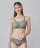Keulokeodailineoweeo [2Pack] Soft Nylon Modal Padded Strap Bra (Type B)