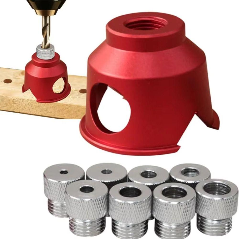 90 Degree Vertical Drill Guide Aluminum Zinc Zinc Alloy Pocket Hole Jig  Woodworking Tools