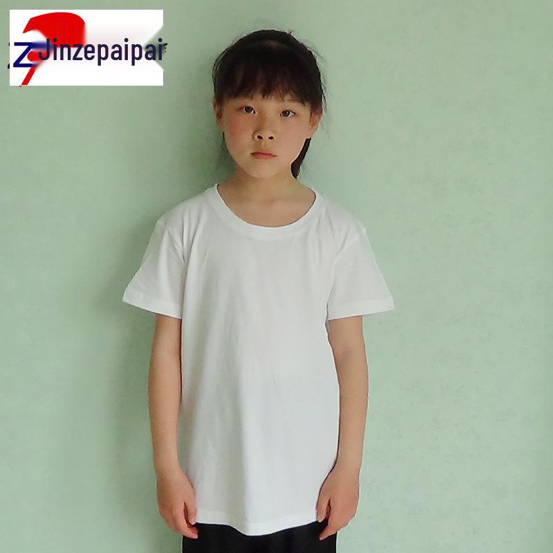 Children s Martial Arts Cotton T-Shirt - Short Sleeve School Uniform XXL (150) белый