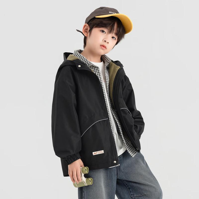 Boy s Waterproof Fleece-Lined Soft Shell Jacket 110