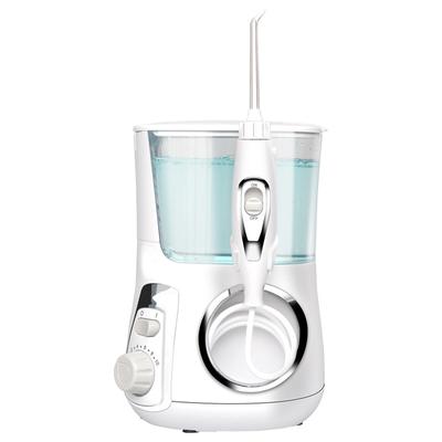 Irrigador Bucal de Sobremesa Gran Capacidad 800ML Pulso de Agua de Alta Frecuencia Impermeable 10 Modos Presión de Agua Herramienta Blanqueadora de Dientes