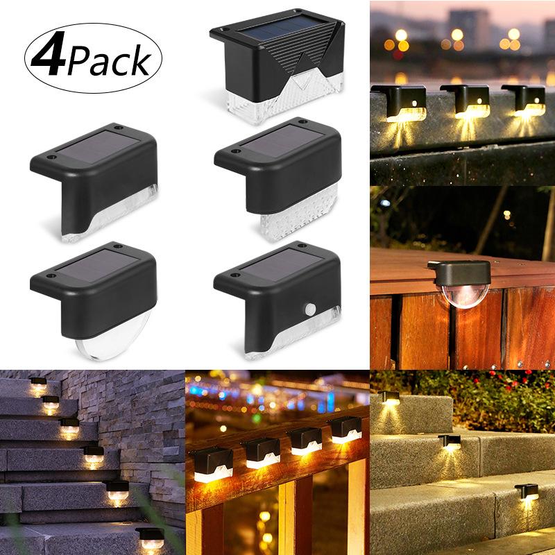 Waterproof Solar Stair & Wall Lights for Outdoors