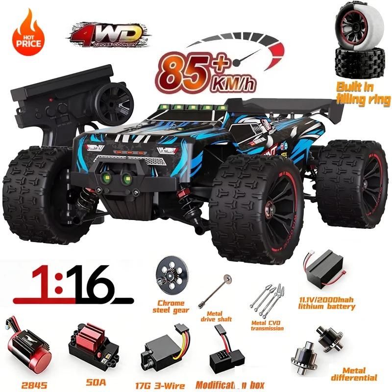 

9522PRO Високошвидкісна радіокерована машина 85 км/год 1:16 Професійний Безщітковий Повнопривідний Позашляховий Дрифт Радіокерований Перегоновий Автомобіль для Дорослих Вантажівка