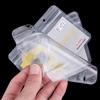 10 Pcs 2021 Hot PVC Plastic ID Card Badge Holder Clear Exhibition Bank Card Badge Holders Office School Stationery Supplies