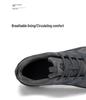 Cross 2024 Men's Wide Suede Barefoot Sports Shoes Size 47/48 - Black Casual with Labor Protection