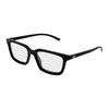 Simple Design Acetate Square Optical Glasses Unisex Couple Style Black