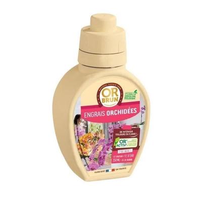 OR BRUN Orchid Fertilizer - 250ml - Improves & Promotes Growth - Made In France OBRECLORCH250