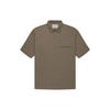 Fear of God Essentials FW21 Logo Polo Shirt 'Harvest' Men's FOG-FW21-004