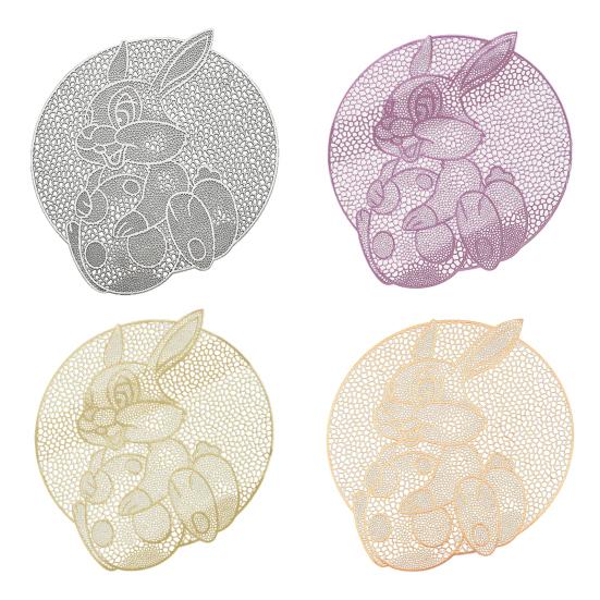 Prostírání Tepelná izolace PVC Podložka pod nádobí Králičí styl Podložka pod jídelní talíř Dutá