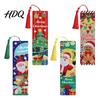 Holiday Party Favors 4PCS Christmas Theme Diamond Painting Bookmarks Creative DIY Art Kits Adult Craft