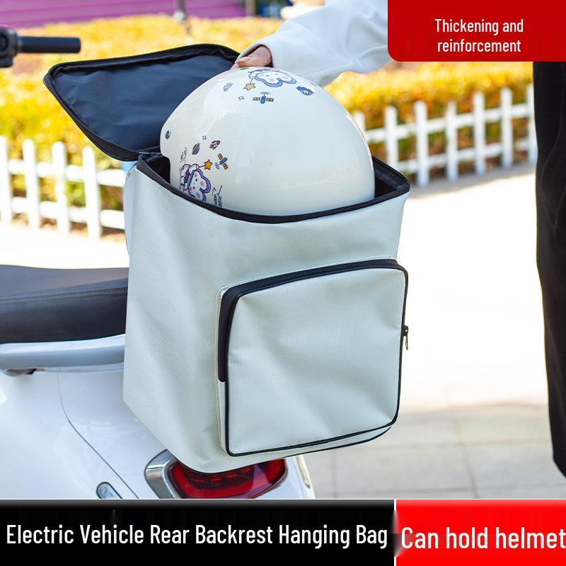 Large-Capacity Front Trunk Helmet Bag for Electric Vehicles