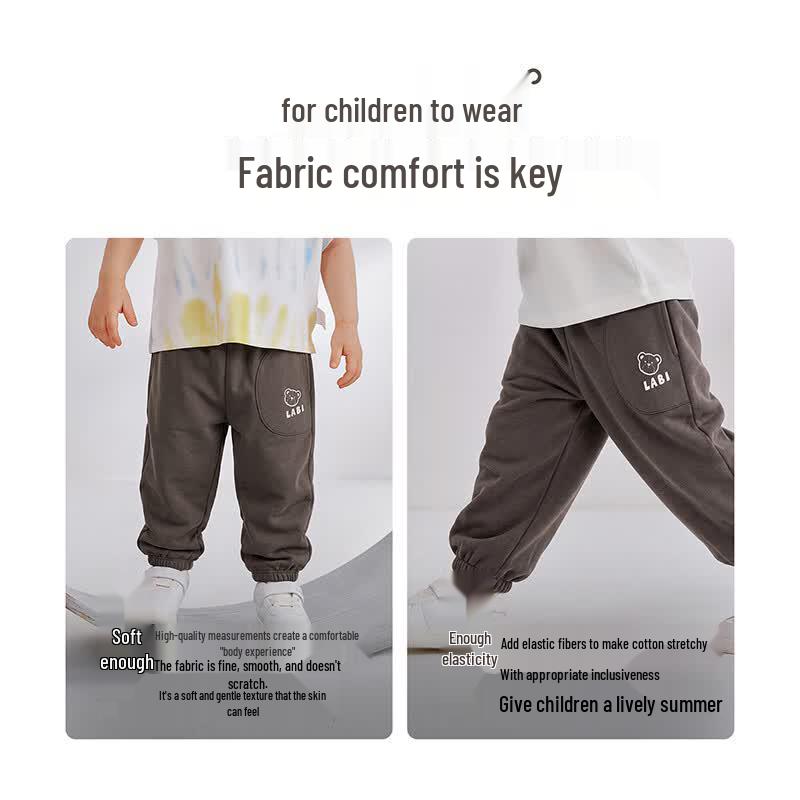 Labi Kids' Summer Casual Long Pants