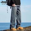 JEEP SPIRIT Men's Relaxed Fit Straight Leg Jeans