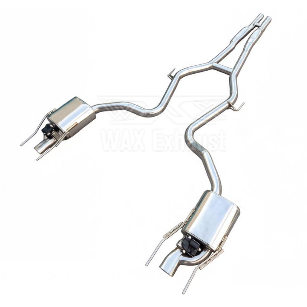 Valve Mid & Rear Section Compatible with Mercedes W221 S300/S320/S350/S400 (2006-2013) - No Tailpipe