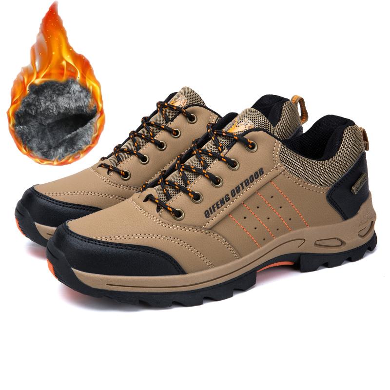 

36-47 Модные теплые хлопковые ботинки из бархата для снегоступов Ботинки для альпинизма из хлопка Обувь для пешего туризма 47 хаки