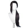 LAOBAO Jamil Viper Cosplay Wig, Heat-Resistant, Black with Ponytail, Perfect for Parties, Halloween, Festivals, and Events