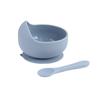 Baby Silicone Suction Bowl & Spoon Set - Anti-fall Tableware for Children's Eating Training