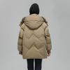 XueZhongFei Women's 90% Down Hooded Mid-Length Puffer Jacket