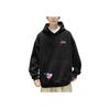 Li Ning X Icecream Collaboration Heartbreaker Series Letter Logo Casual Sports Hoodie Unisex hoodies Black AWDU843-2