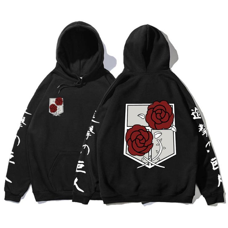 

Атака Титанов Эрен Йегер Толстовки Мужская Мода Толстовки с Длинным Рукавом Женские Повседневные Пуловеры Уличная Одежда Харадзюку Судадерас S