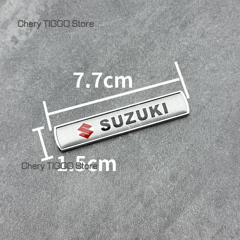 3D ABS Exclusive Badge Sticker Car Fender Side Emblem For SUZUKI Emblem Badge Decal Car Sticker  Car Side Decoration Accessories