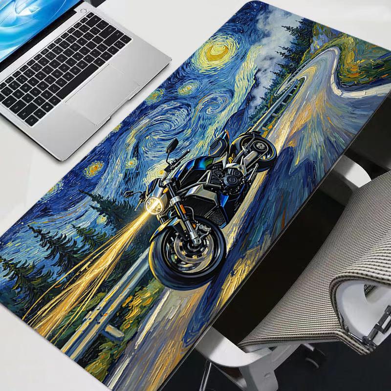 Mouse Pad Abstract Oil Painting Computer Speed Type Carpet Mat For ESports Players Laptop Keyboard Mousepad Office Desk Mat