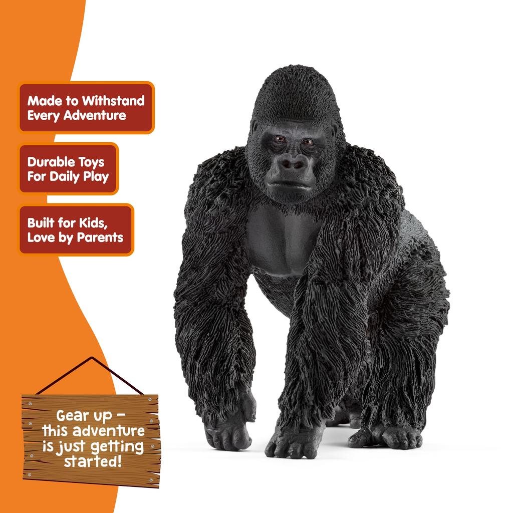 Schleich Wildlife Gorilla Figure 14770 (Male)