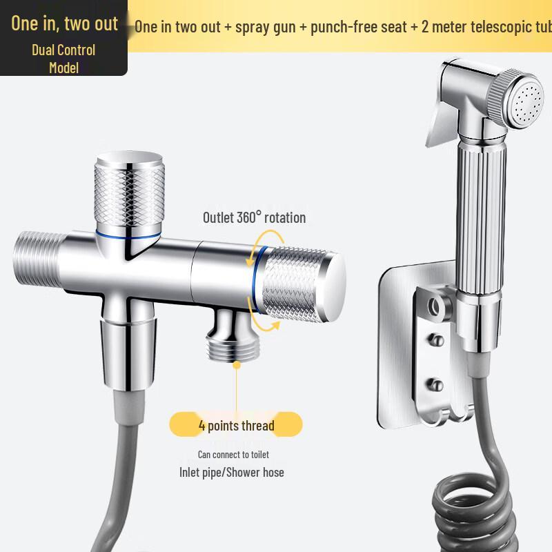 TLXT Dual Control Washing Machine Faucet Set